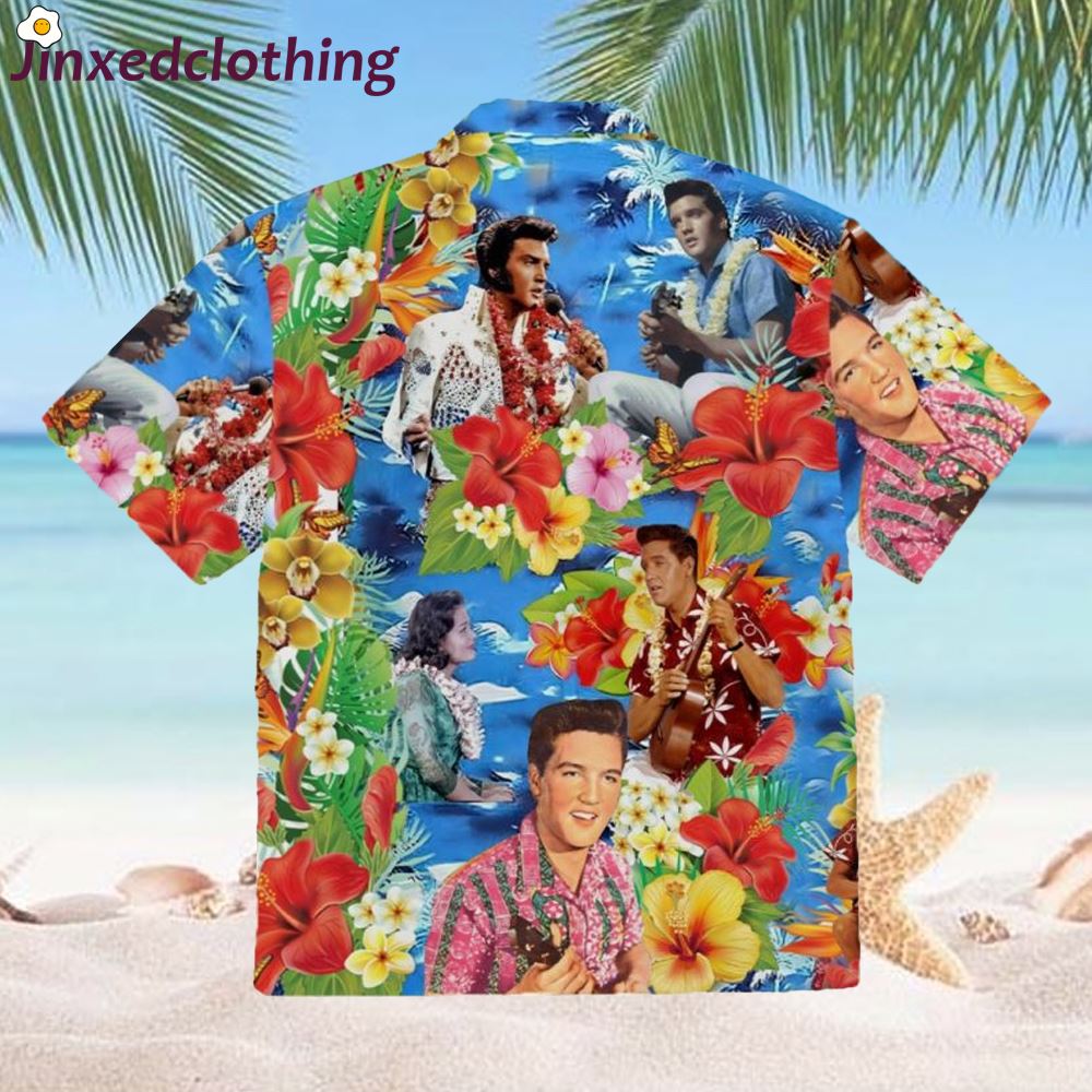 Elvis Paradise Hawaiian Style Shirt 